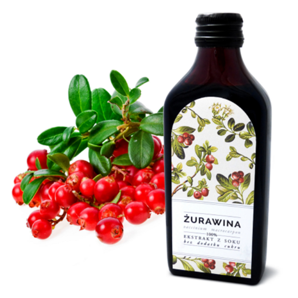 Żurawina 100% ekstrakt z soku duży  Arcyzioła