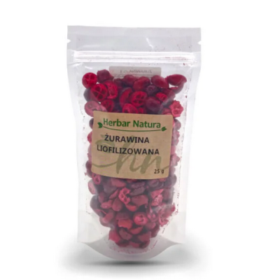 Żurawina liofilizowana 25 g Herbar