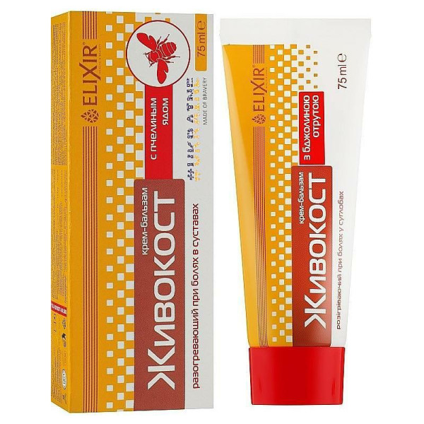 Żywokost z jadem pszczelim krem 75ml