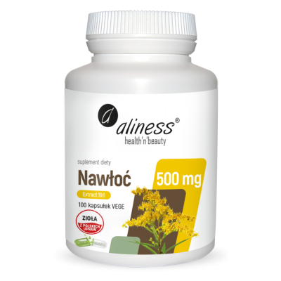 Nawłoć ekstrakt 10:1 500mg x 100caps  Aliness