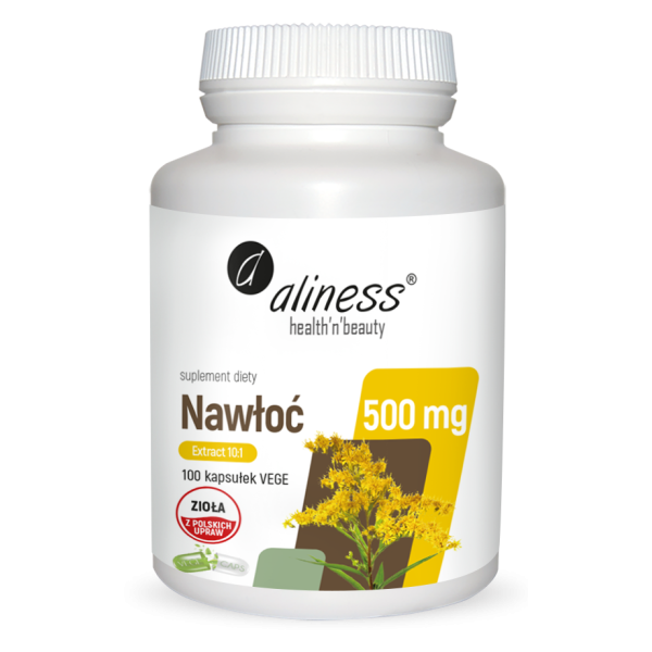 Nawłoć ekstrakt 10:1 500mg x 100caps  Aliness