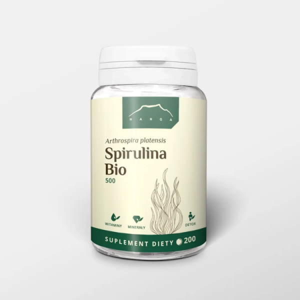 Spirulina Bio w tabletkach 500mg (ok  200szt)
