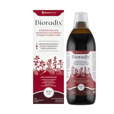 Bioradix Xenico żelazo w płynie 500ml