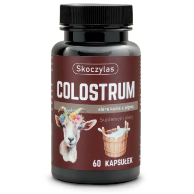 Colostrum siara kozia z pigwą 60kaps  Skoczylas