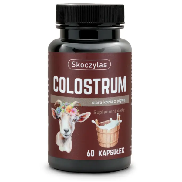 Colostrum siara kozia z pigwą 60kaps  Skoczylas