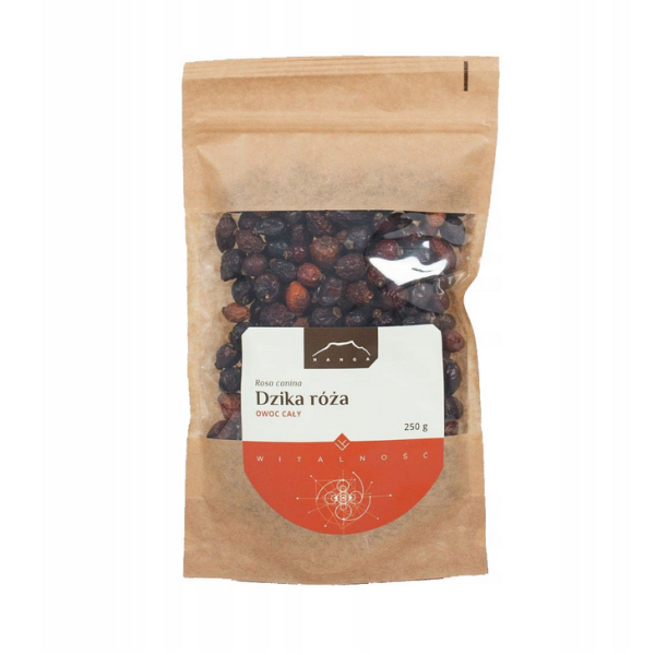 Dzika róża owoc cały 250g Nanga