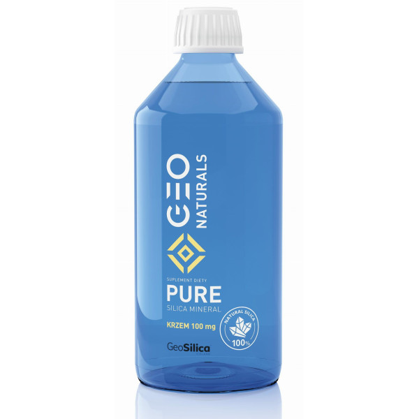 GEONATURALS, PURE SILICA - Krzem 100 mg  x 500 ml Aliness