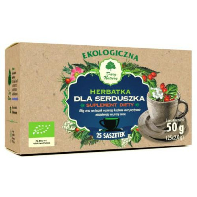 Herbatka dla serduszka eko 25x2g Dary  Natury