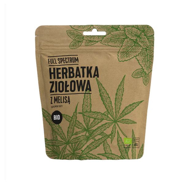 Herbatka konopna z melisą 40g BIO Cosma