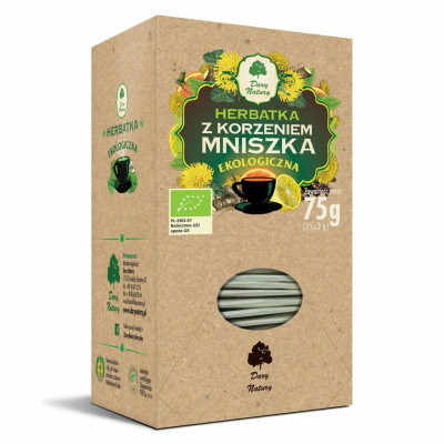 Herbatka z korzeniem mniszka EKO 25x3g  Dary Natury