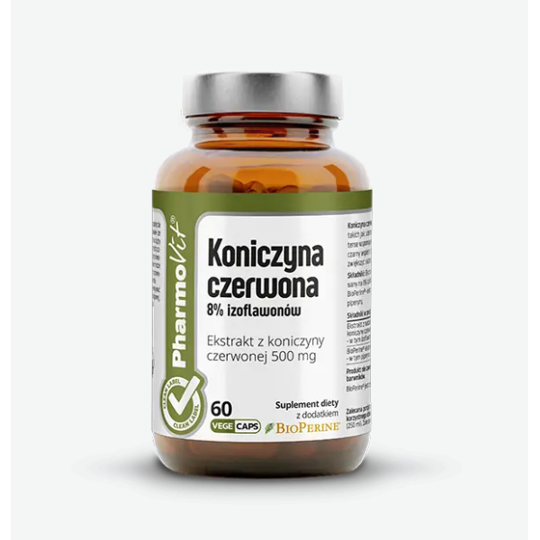 Koniczyna czerwona 8% izoflawonów 60  kaps. Pharmovit