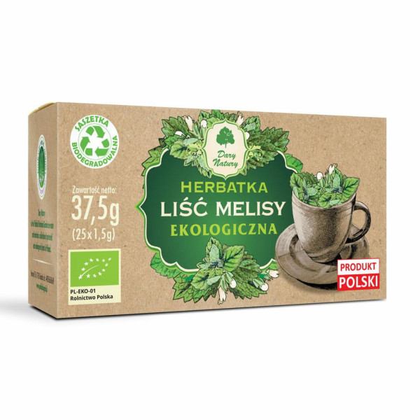 Melisa liść eko 25x1,5g Dary Natury
