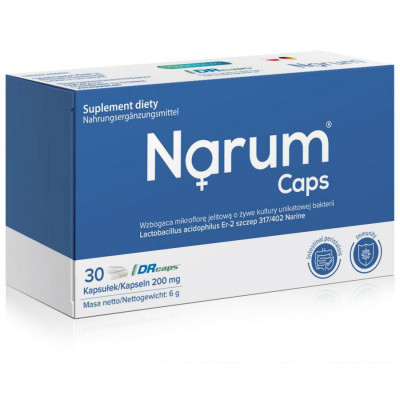 NARUM CAPS 200mg 30szt niebieskie