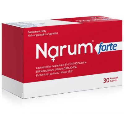 NARUM FORTE 100mg 30kaps czerwone
