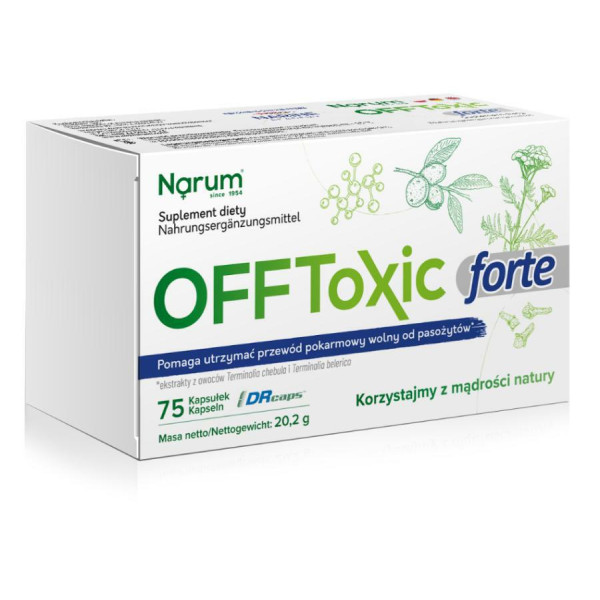 Offtoxic Narum 75kaps/80k pełna kuracja