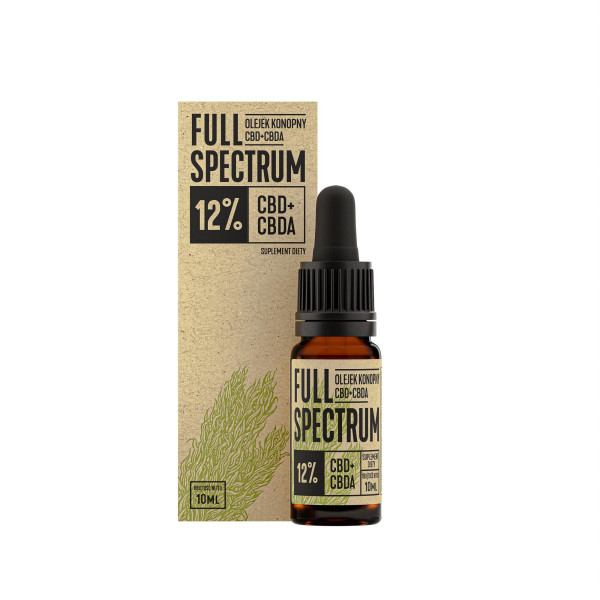 Olejek konopny Full spectrum CBD+CBDa  12% 10 ml Cosma Canabis