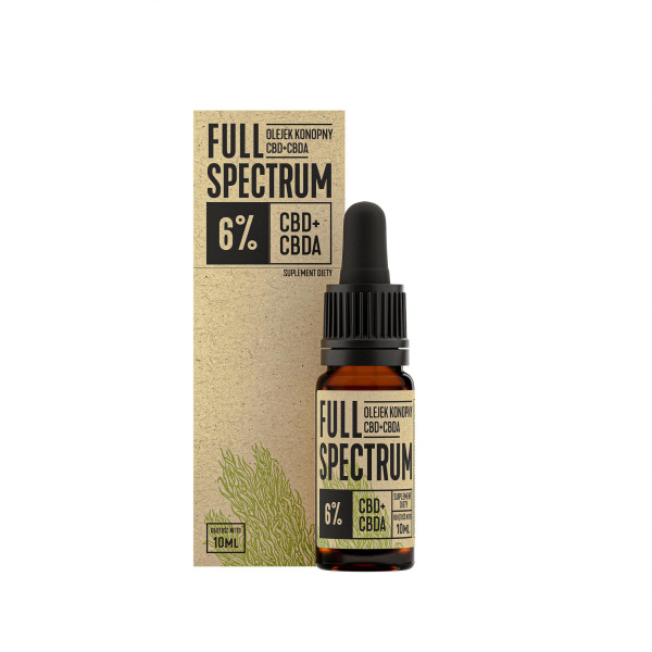 Olejek konopny Full Spectrum CBD+CBDa 6%  10ml Cosma Canabis