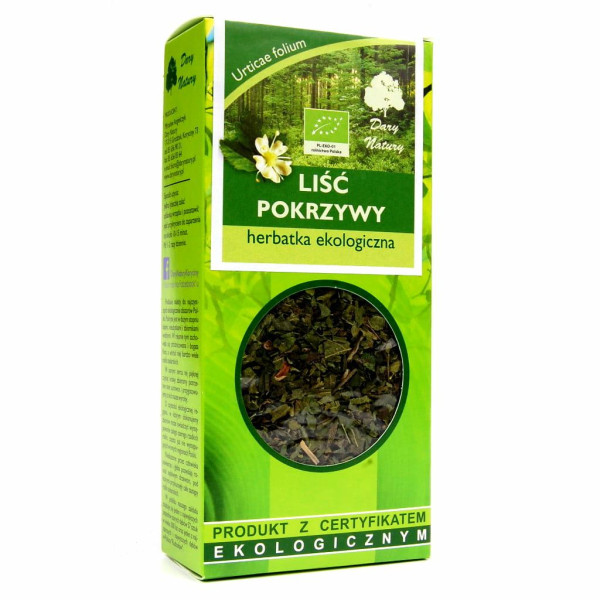 Pokrzywa liść EKO 25 g - Dary Natury