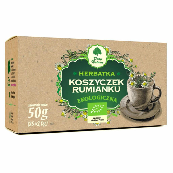 Rumianek koszyczek eko 25x2g Dary Natury