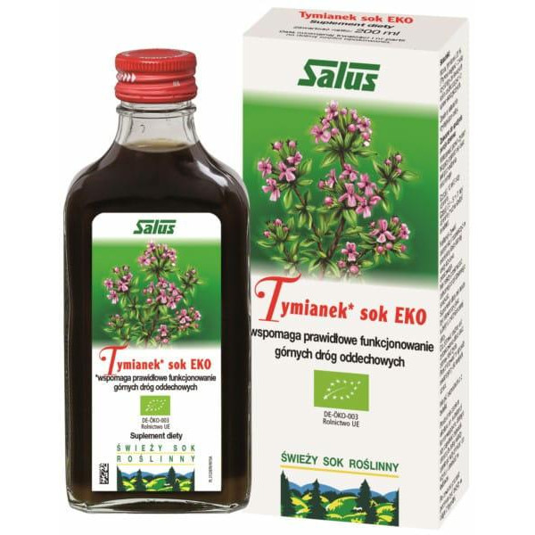 Tymianek sok EKO 200ml Salus