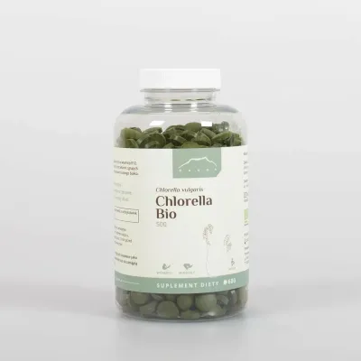 Chlorella BIO w tabletkach 500 mg 600  szt Nanga