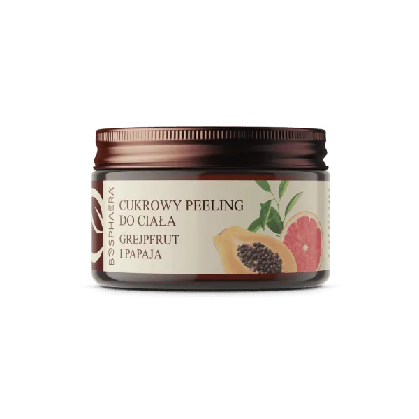 Cukrowy Peeling do ciała Grejpfrut  z papają 200g Bosphaera