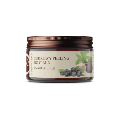 Cukrowy peeling do ciała jagody i figi  200g Bosphaera