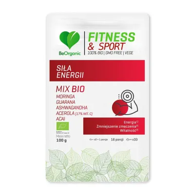 FITNESS & SPORT Siła energii Mix Bio  BeOrganic 100g