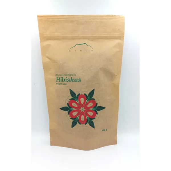 Hibiskus kwiat cały 100g Nanga