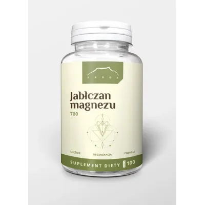 Jabłczan magnezu 100 kapsułek x 700mg  Nanga