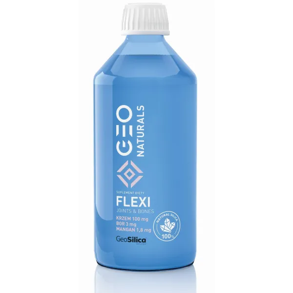 Krzem, Bor, Mangan Geonaturals Silica  Flexi x 500 ml Aliness