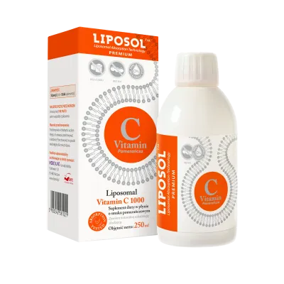 Liposol C 1000 Liposomalna Witamina C  1000 (Buforowana) 250 ml Smak Pomarańczowy Aliness