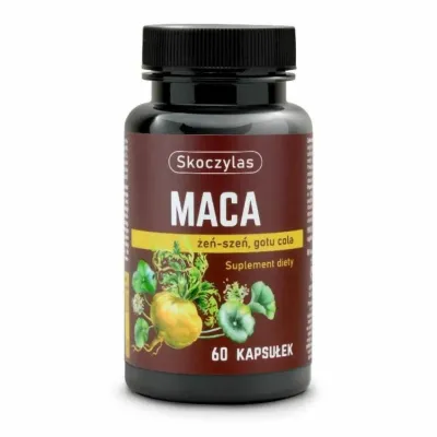 Maca żeńszen gotu cola 60 kaps Skoczylas