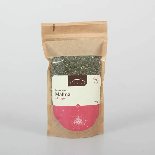 Malina liść dziko rosnąca 250g Nanga