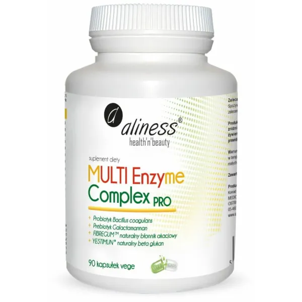 MULTI Enzyme Complex PRO x 90 VEGE CAPS  Aliness