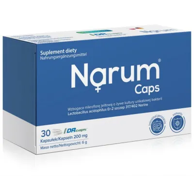 NARUM CAPS 200mg 30szt niebieskie