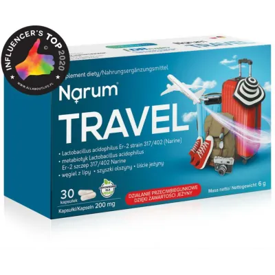 Narum Travel 200 mg x 30 kaps.