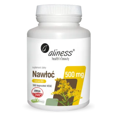 Nawłoć ekstrakt 10:1 500mg x 100caps  Aliness