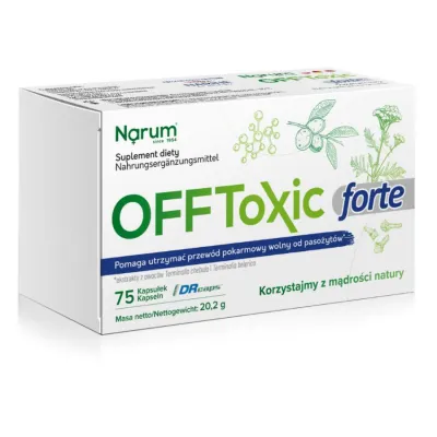 Offtoxic Narum 75kaps/80k pełna kuracja