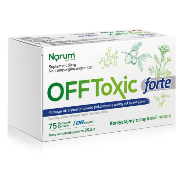 Offtoxic Narum 75kaps/80k pełna kuracja
