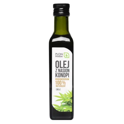 Olej Konopny Zimnotłoczony 250ml Plon  Pharm