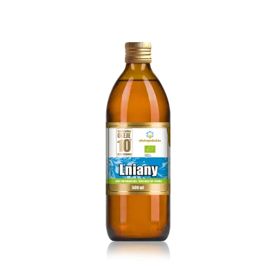 Olej lniany 500 ml Eko Złoto Polskie