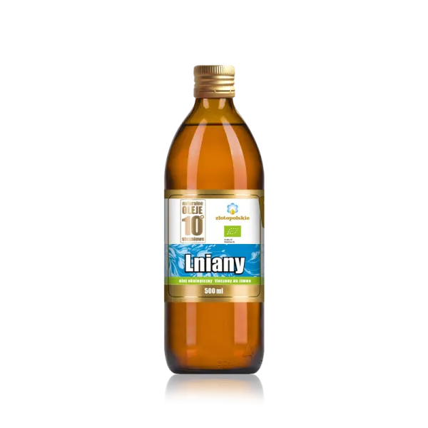 Olej lniany 500 ml Eko Złoto Polskie