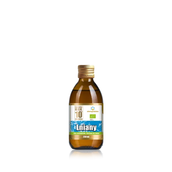 Olej lniany eko 250ml Złoto Polskie