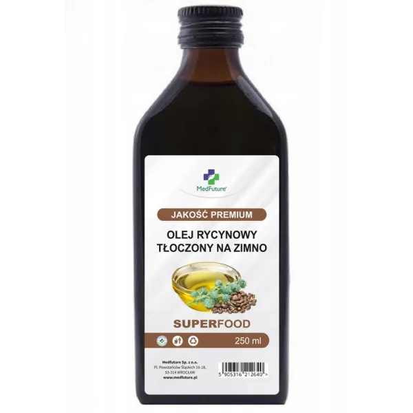 Olej rycynowy 250ml Medfuture