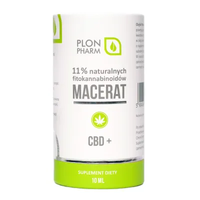 Olejek CBD+MACERAT 11% PlonPharm