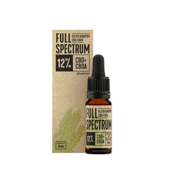 Olejek konopny Full spectrum CBD+CBDa  12% 10 ml Cosma Canabis