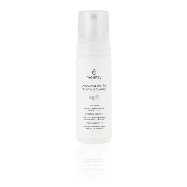 Owocowa pianka do mycia twarzy 175ml  Moistry