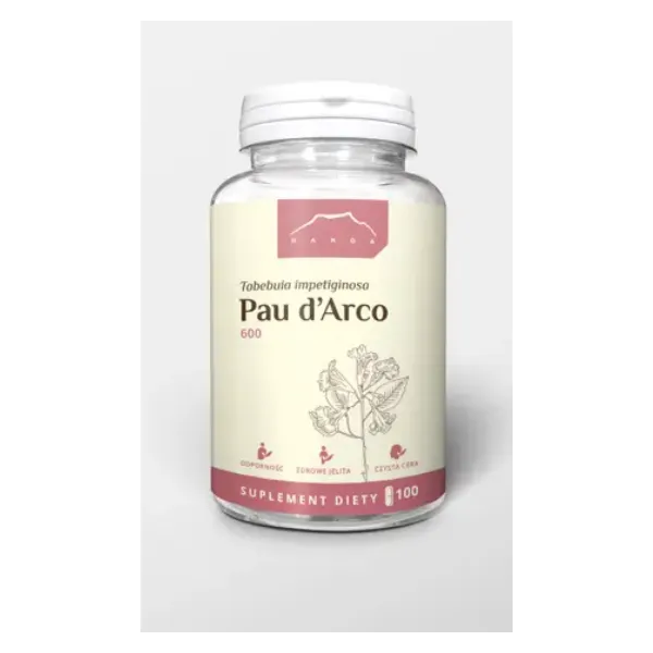 Pau D`ARCO 100 kapsułek x 600 mg Nanga
