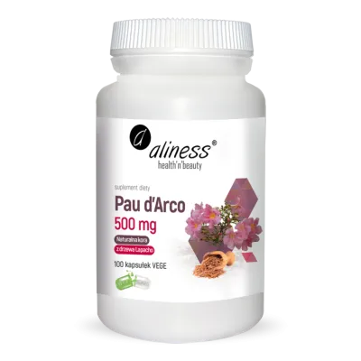 Pau dArco 500mgx100vege kaps Aliness